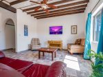 San Felipe Downtown home for rent, Casa Gutierrez - living room tv